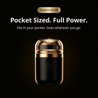 Manlyr Capsule Mini — Portable Grooming Shaver