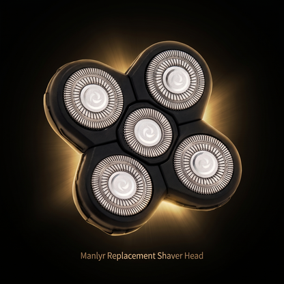Manlyr Replacement Shaver Head — 5-in-1 Pro Compatible