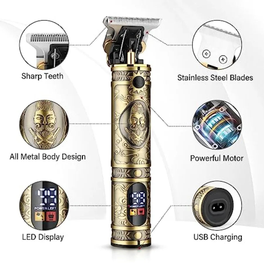 Hair Clippers for Men Profional, Beard Trimmer Kits and Sets, Cordl Mens Hair Trimmer, Electric Shavers, Haircutting Hine With